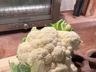 Cauliflower on Wood